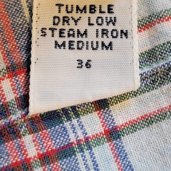 Polo Ralph Lauren Oxford Men's L Red Plaid SS Button Down Shirt Twill Blake - Picture 7 of 10